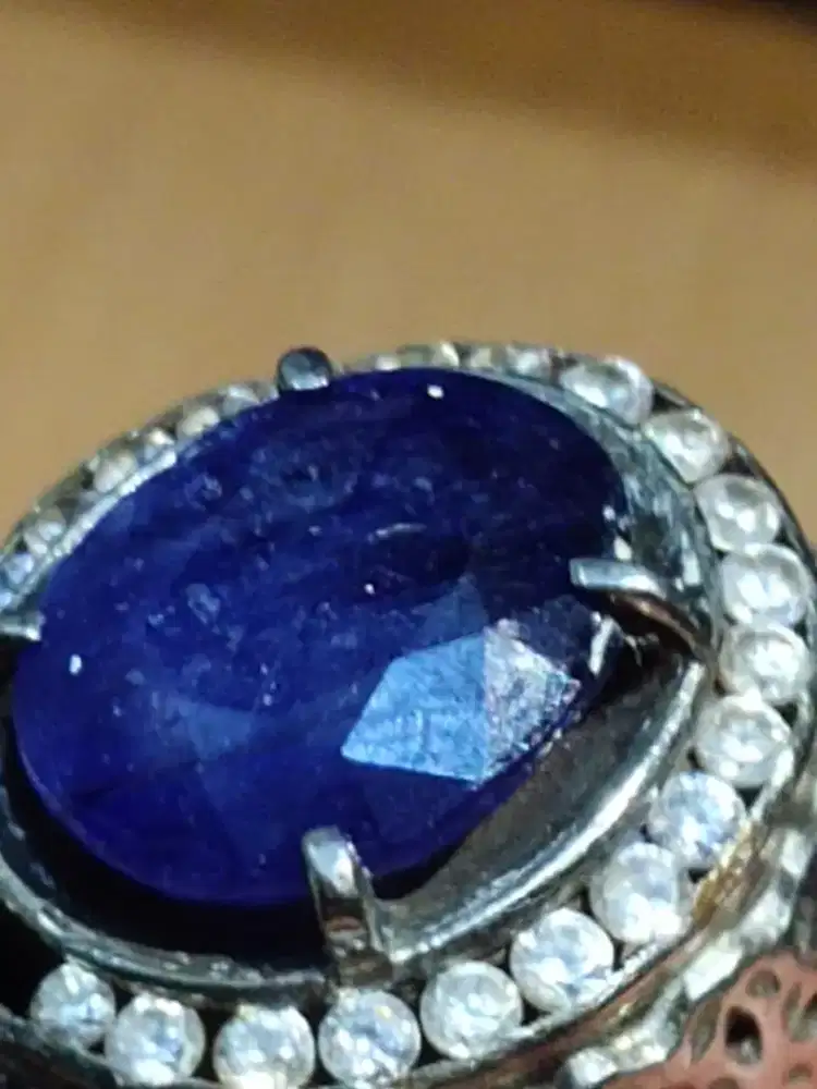 jual batu blue safir Afrika jumbo, cutting diamond