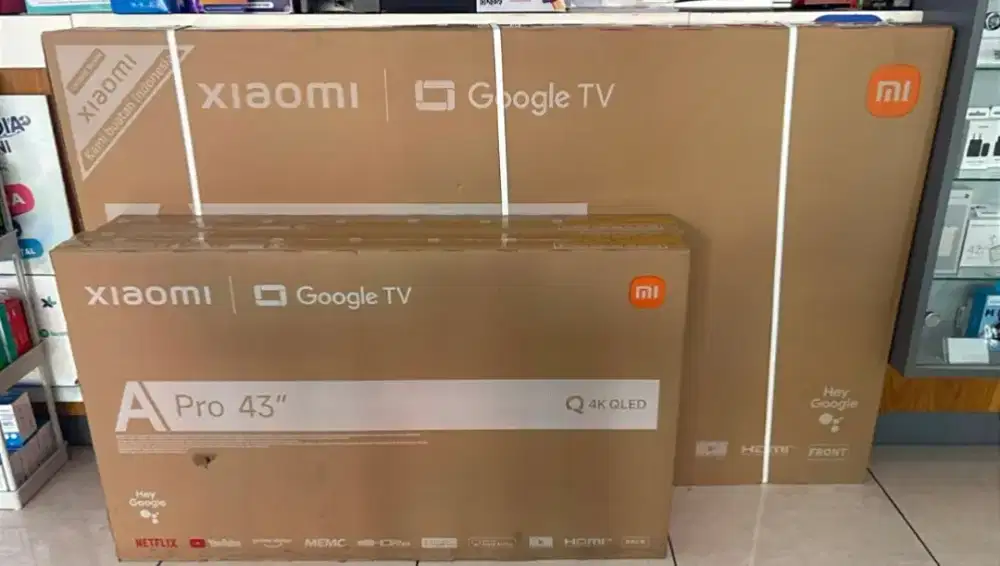 Promo Cash atau Cicilan TV Xiaomi QLED Google TV 32/43/55/65 Inchi
