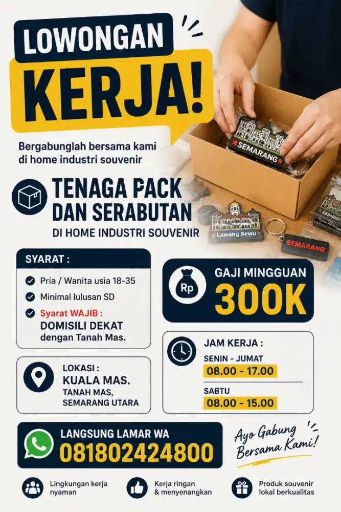 Loker Tenaga packing serabutan