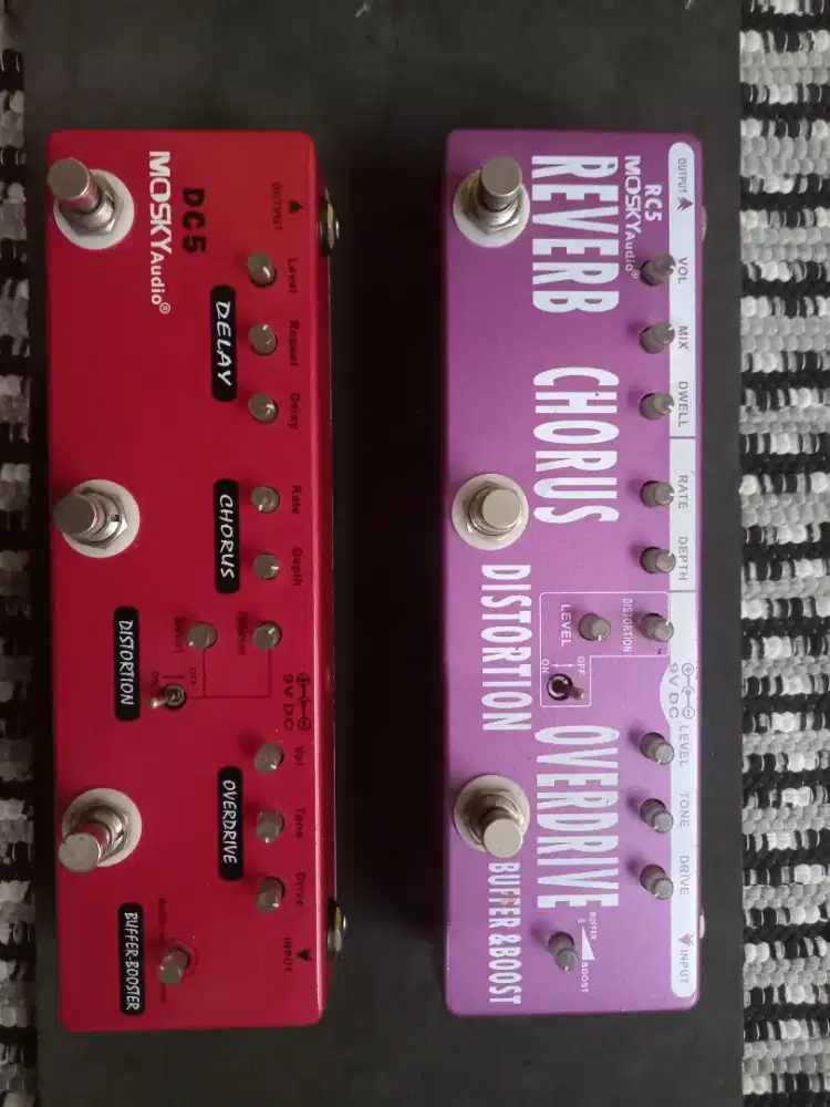 Efek gitar multi stompbox Mosky