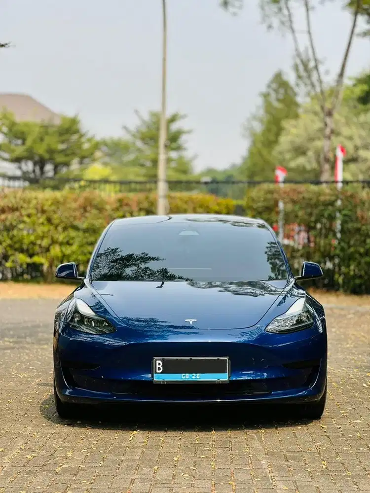 Tesla 3 Standard Range Plus Frost Blue Nik 2023 Improvement Facelift