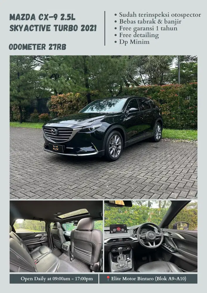 Mazda CX-9 2.5L Skyactive Turbo 2021