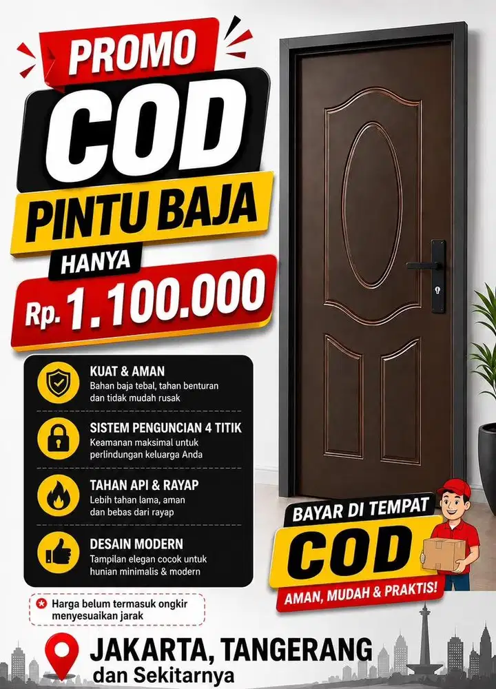 PINTU PLAT BAJA