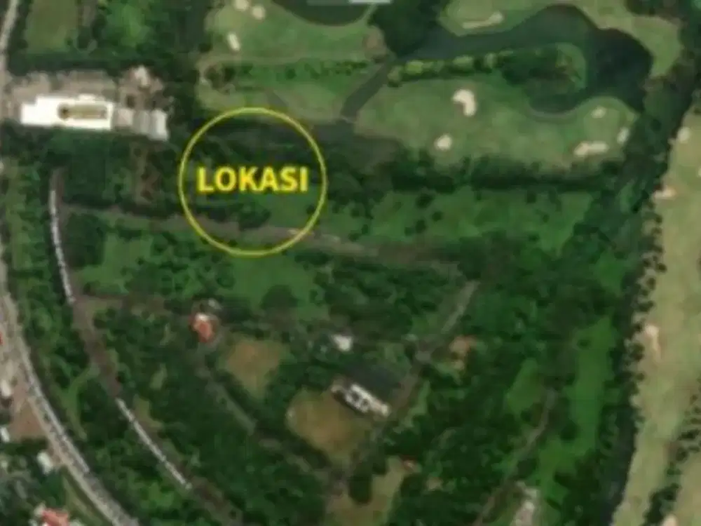 Kavling Taman Golf luas 34x55 1876m view golf front, Jababeka Cikarang Bekasi