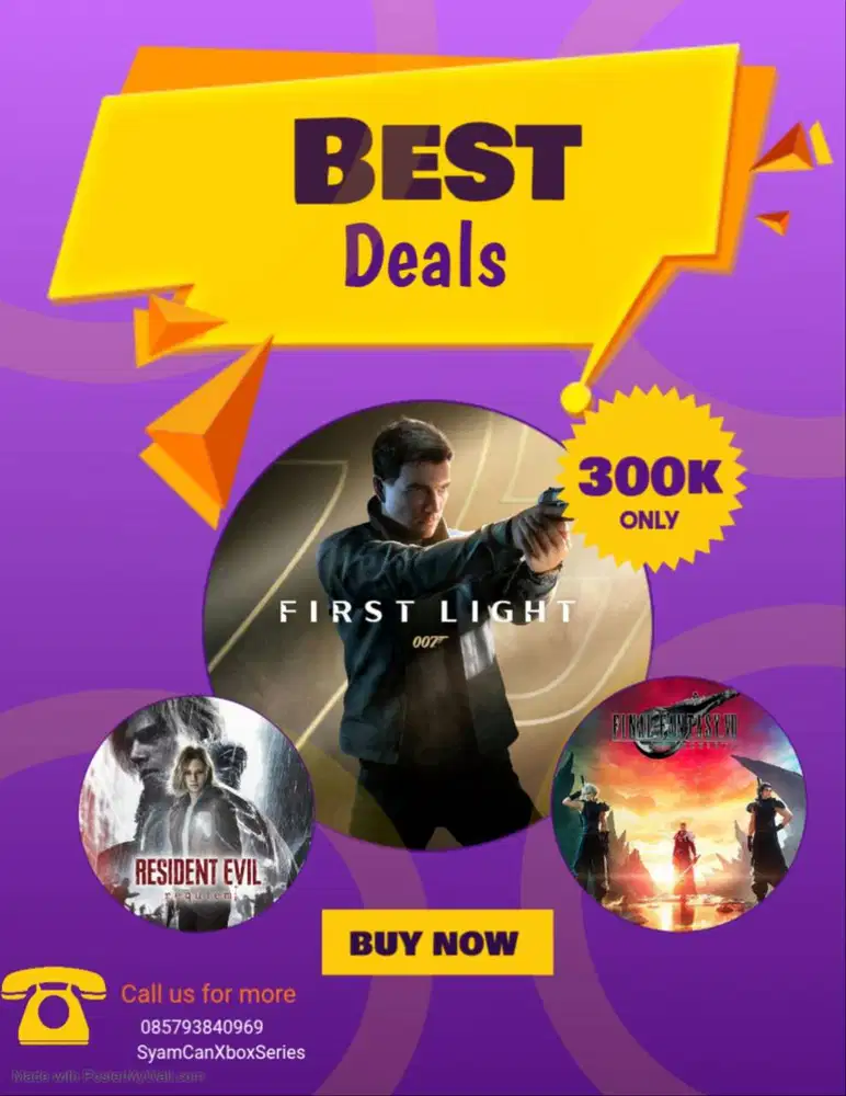Paket Bebas Pilih 3 Game List Xbox Series