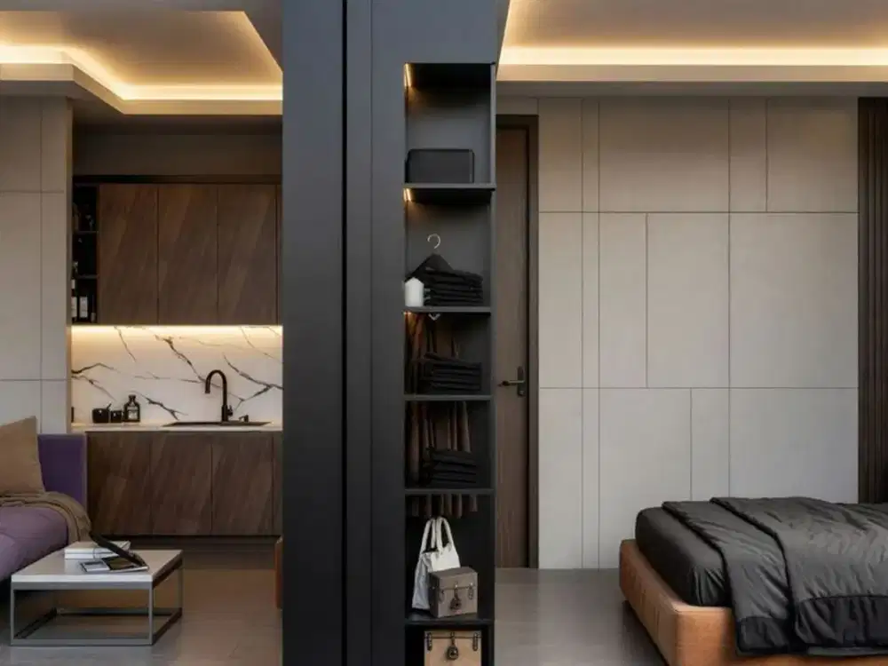 Modern 1-Bedroom Apartment Leasehold For 35 Years In Kerobokan