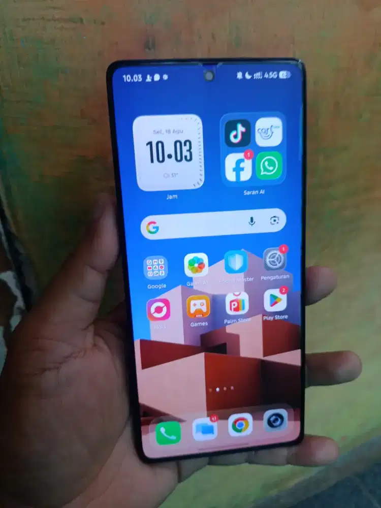 Infinix note 50 ram 8/256gb Nfc mulus fullset orian dapet wireles