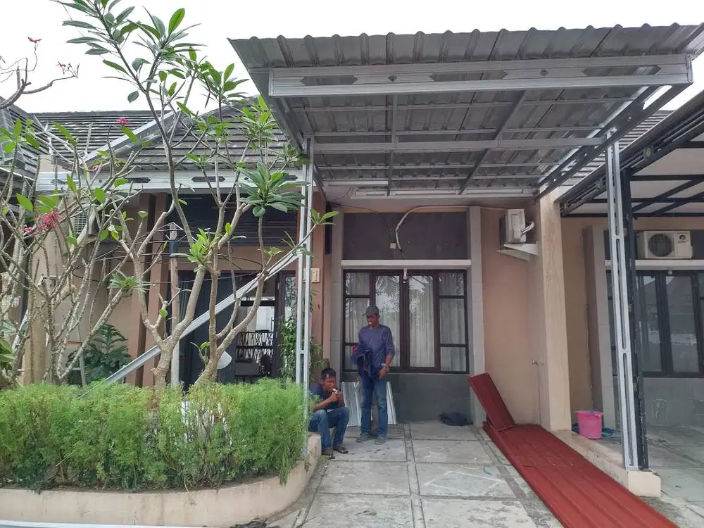 Kanopi Baja Ringan ALDERON Untuk Parkiran Mobil Struktur Kokoh