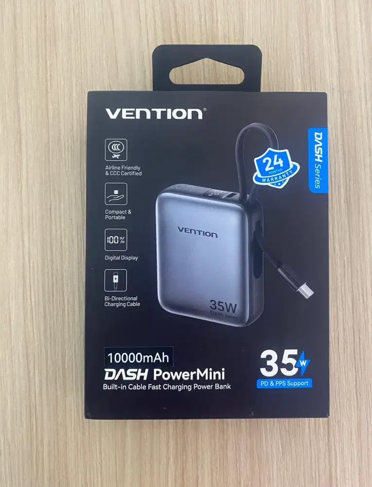powerbank vention dash powermini 35watt