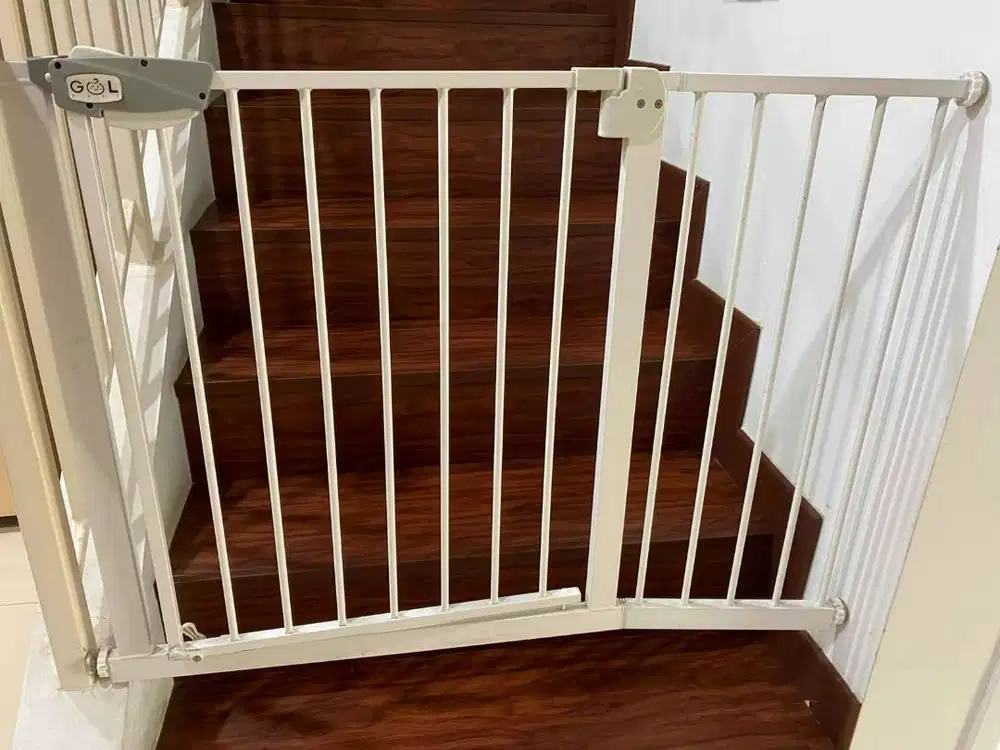 Pagar Pembatas Tangga GOL Baby Gate Tinggi 100 cm + Sambungan 45 cm