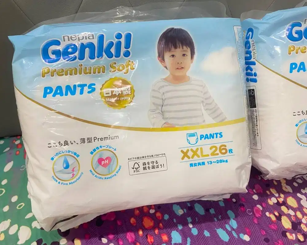 Nepia Genki Pants XXL 26 Baru Masih Segel