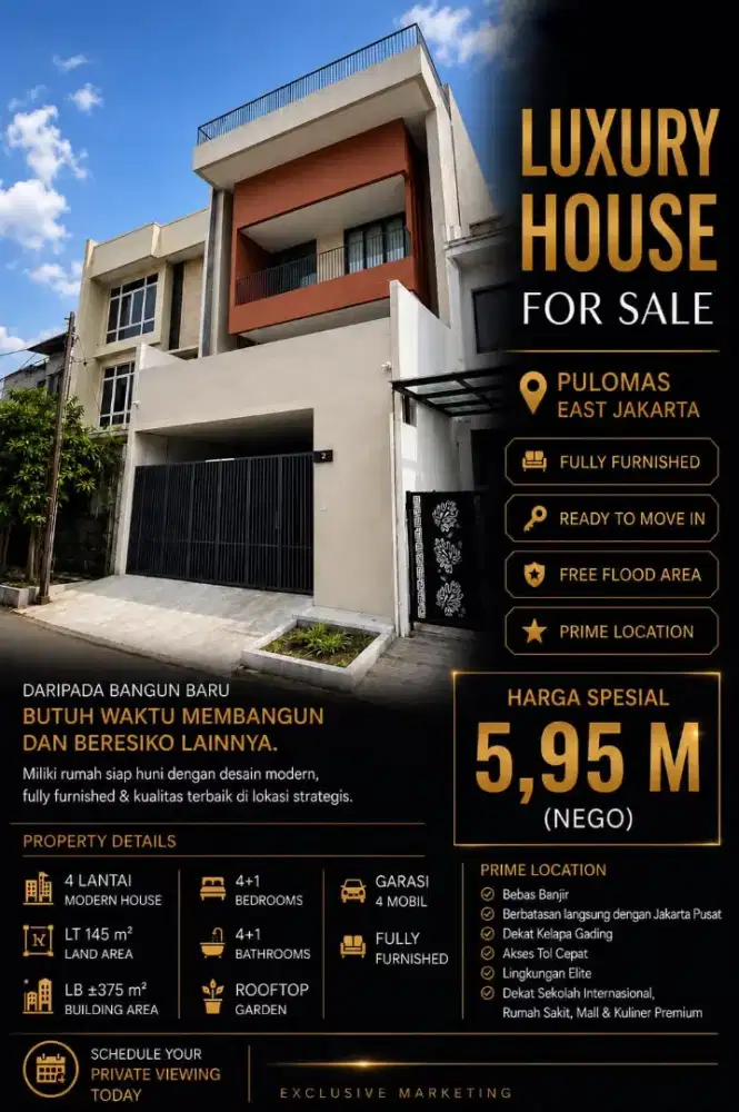 Luxury hause siap huni