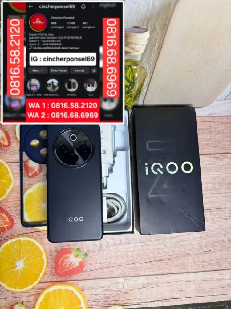 Jual hp likenew IQOO Z10 5G 12/512 istimewa