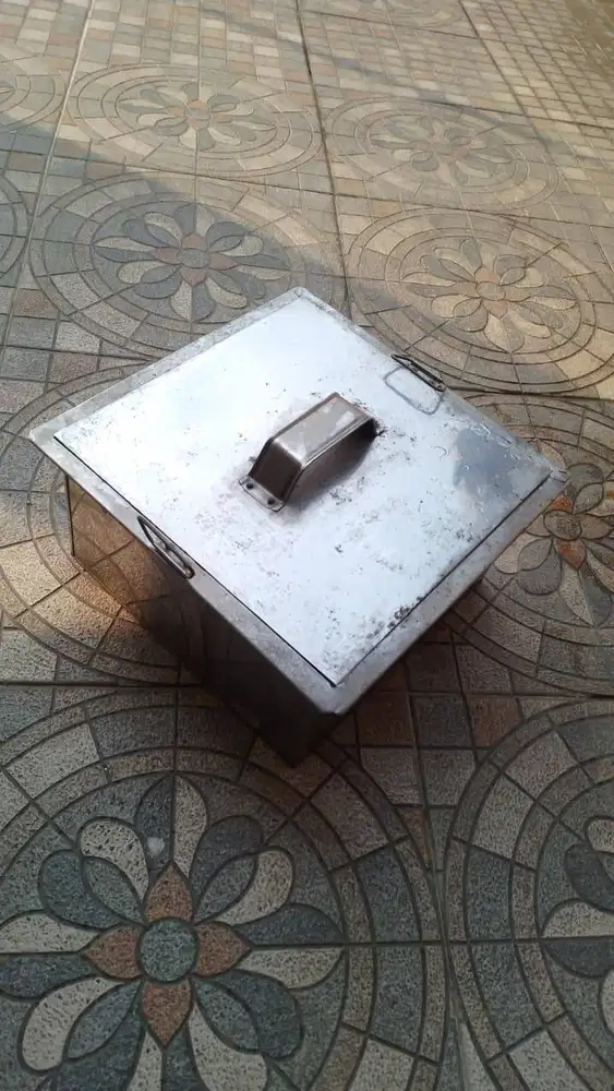 Dandang Kotak Stainless 4 Lubang Ukuran 35x35 CM