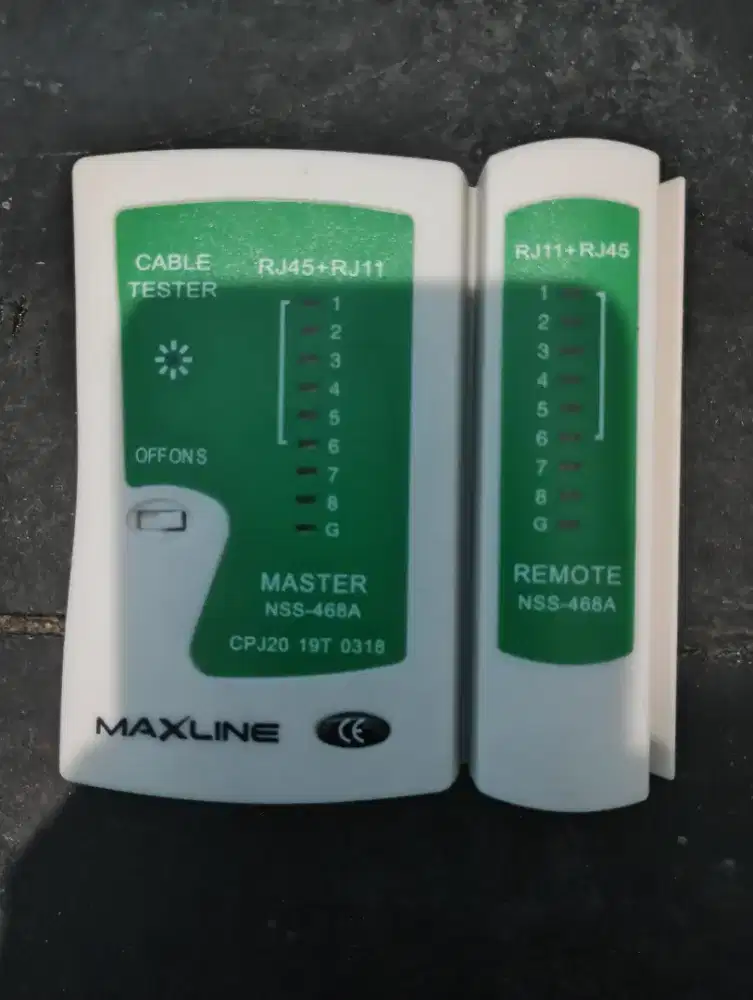 Network Cable Tester RJ45 & RJ11 Maxline