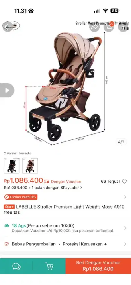 STROLLER LABIELLE