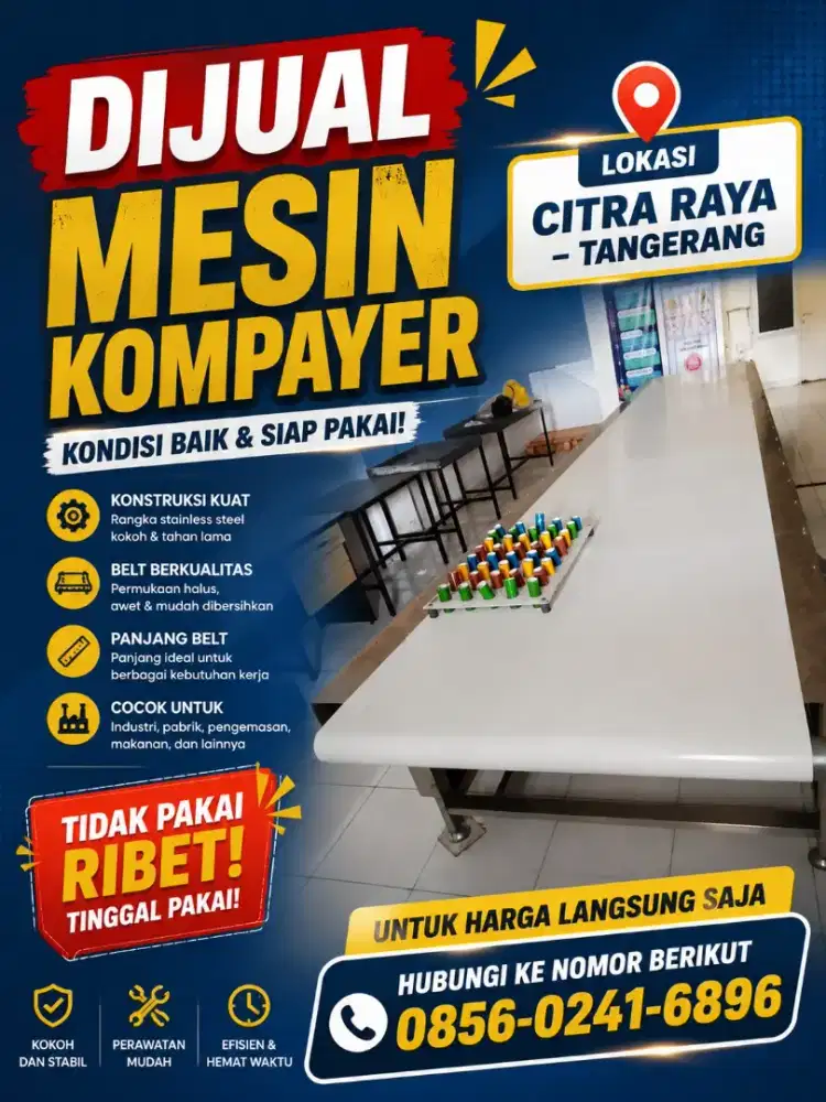DIJUAL MESIN KOMPAYER PABRIK