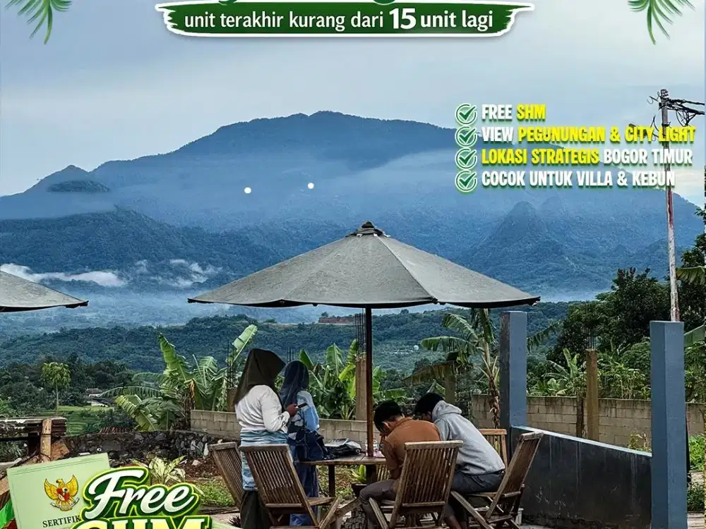 SIMFONI HIGHLAND INVESTASI TANAH TERBAIK DENGAN VIEW TERBAIK