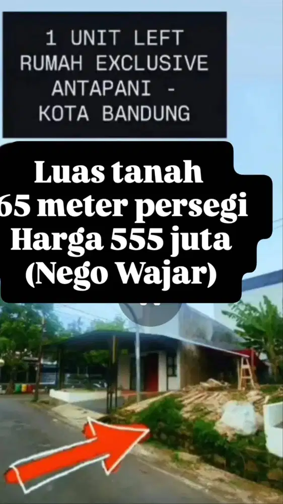 Dijual Kavling Strategis di Daerah Antapani Kota Bandung
