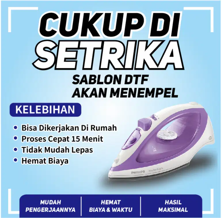 SABLON SETRIKA CUSTOM PREMIUM