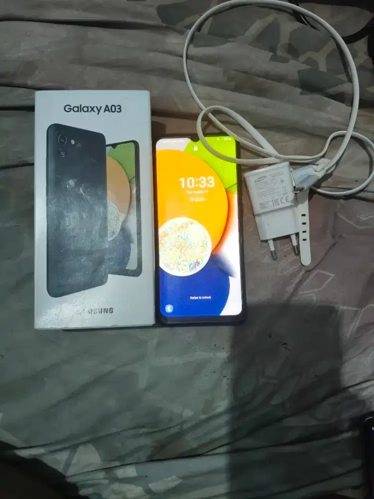 Samsung A03 black 4/64 Fullset