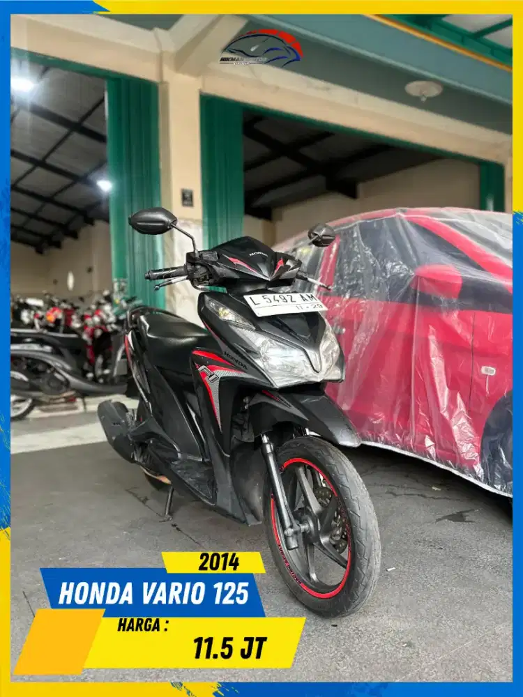 HONDA VARIO 125 2014 PLAT L READY MASZEHH HIKMAH MOTOR KEPUH MALANG