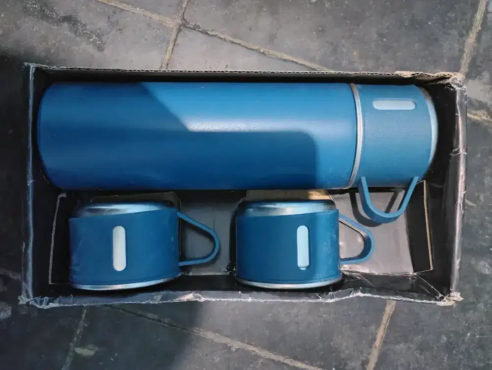 Tumbler Termos Vacuum Flask Set 3in1