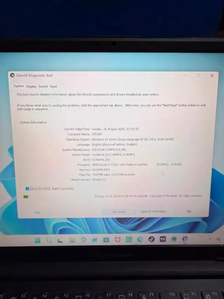 Asus Vivobook GO