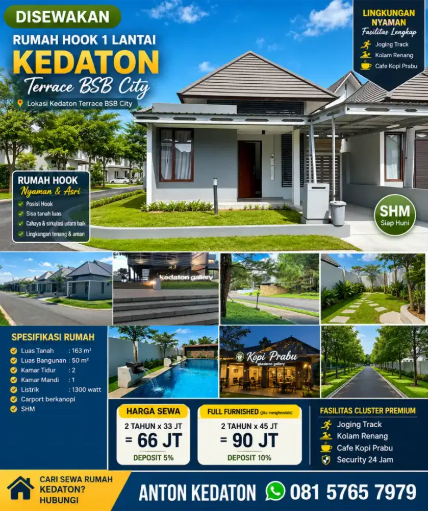 Sewa murah kedaton bsb city hilago beranda bali miles victoria highlan