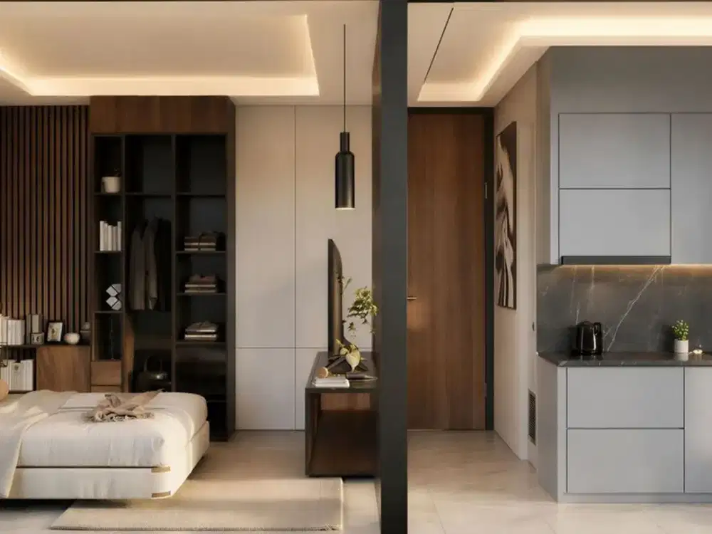 Modern Studio Apartment Leasehold 35 Years In Kerobokan