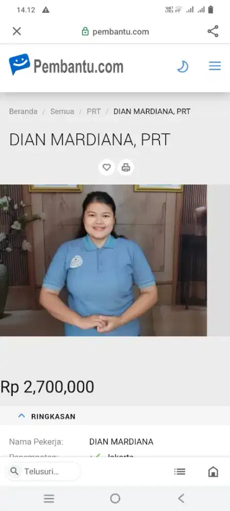 asisten rumah tangga