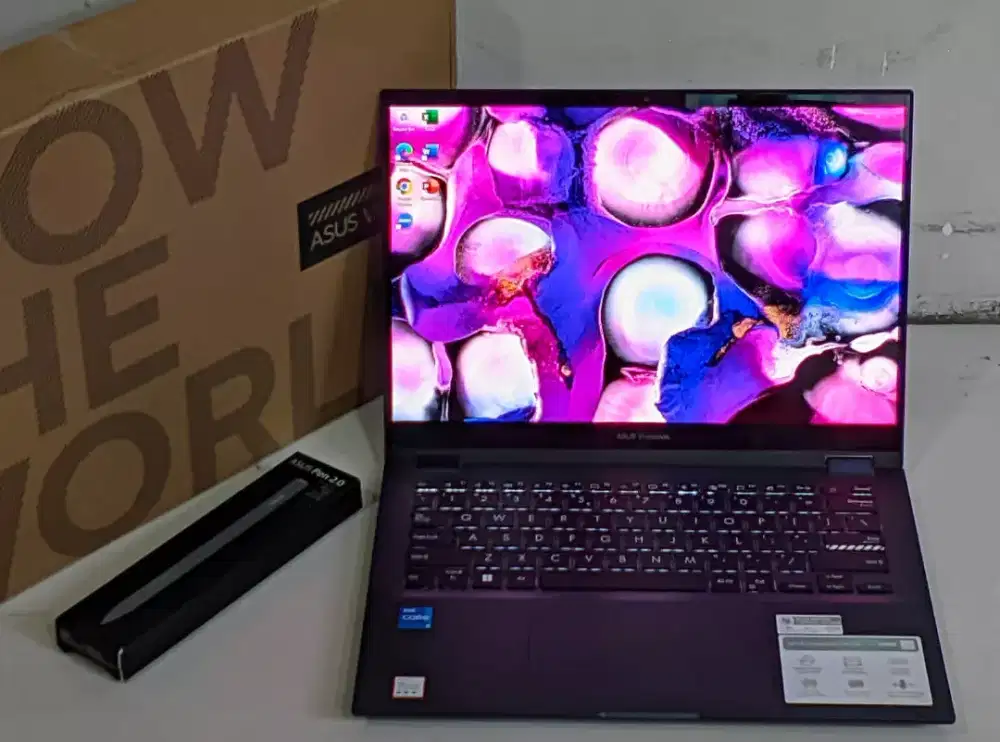 Laptop Asus Vivobook S14 Flip OLED Fullset