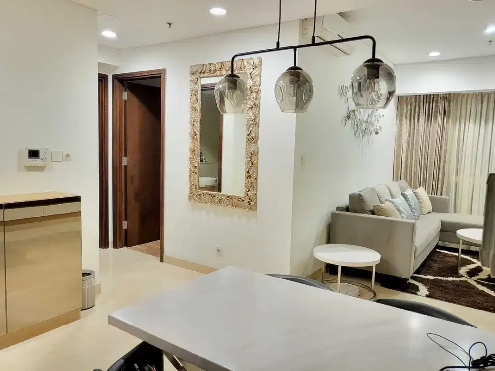 Sewa Apartemen Gardenia Boulevard, 1 BR 38m2 / 2BR 55m2,FF, Monthly, Bs Pilih/cicil
