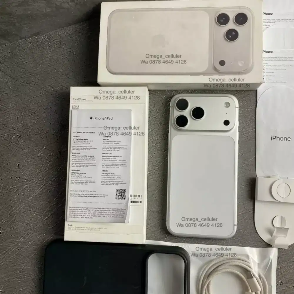 Iphone 17 promax 256gb silver ibox