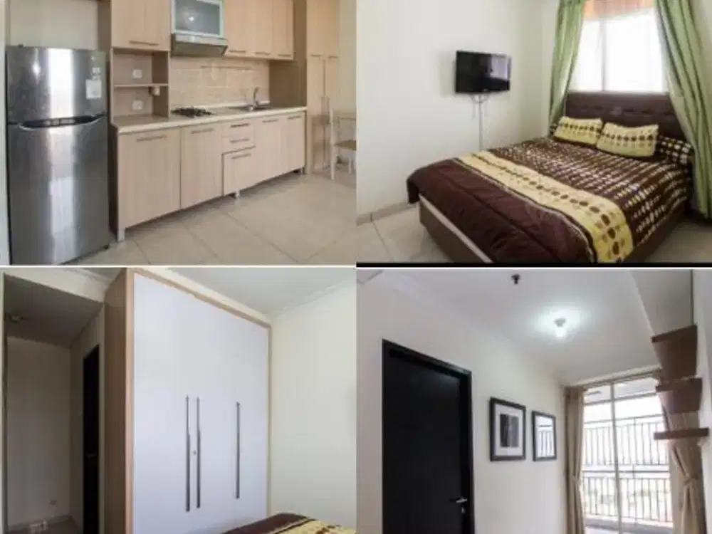 Sewa cicil Apartemen Gardenia Boulevard  2BR 55m2  Lt5 FF Lux Bs Pilih