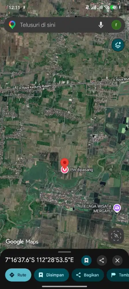 Dijual rugi tanah 6 x 10  60m2
