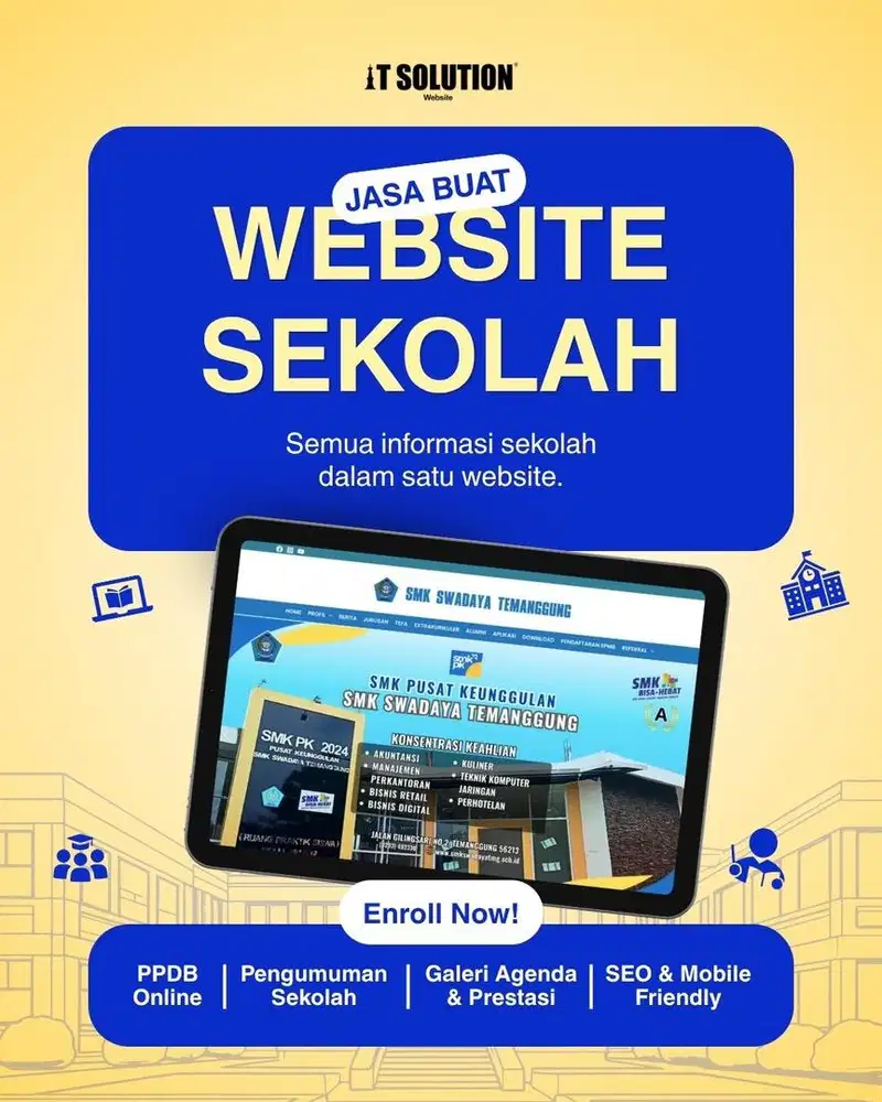 Pembuatan Website Sekolah Profesional dan Bergaransi