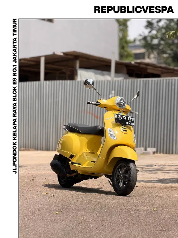 TERMURAH PIAGGIO VESPA LX125 IGET LED TAHUN 2020 Yellow Lime