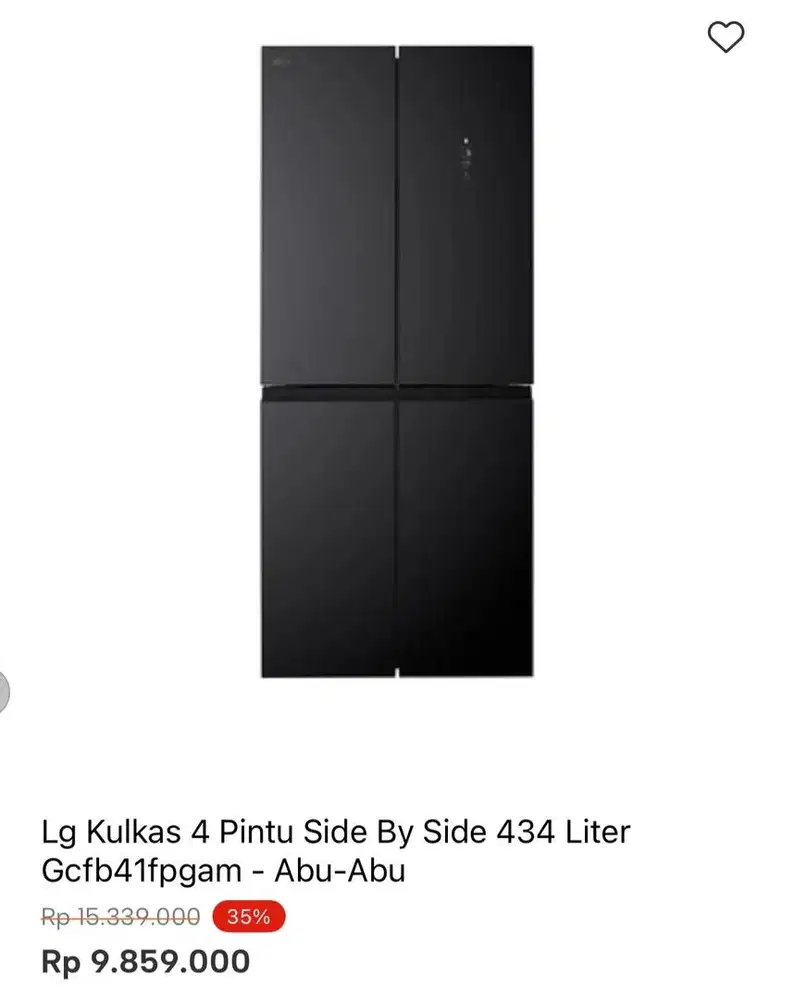 KULKAS LG MULTIDOOR 434liter