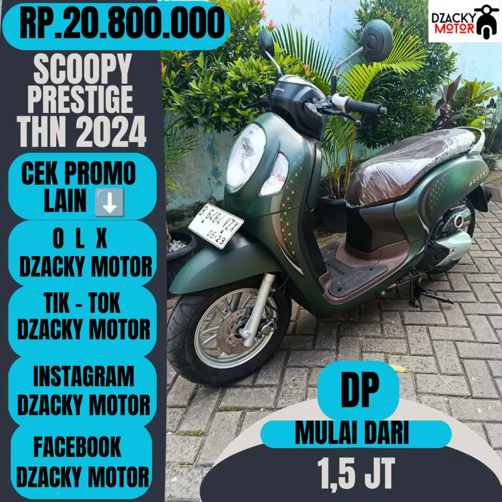 SCOOPY PRESTIGE THN 2024 SECOND LIKE NEW