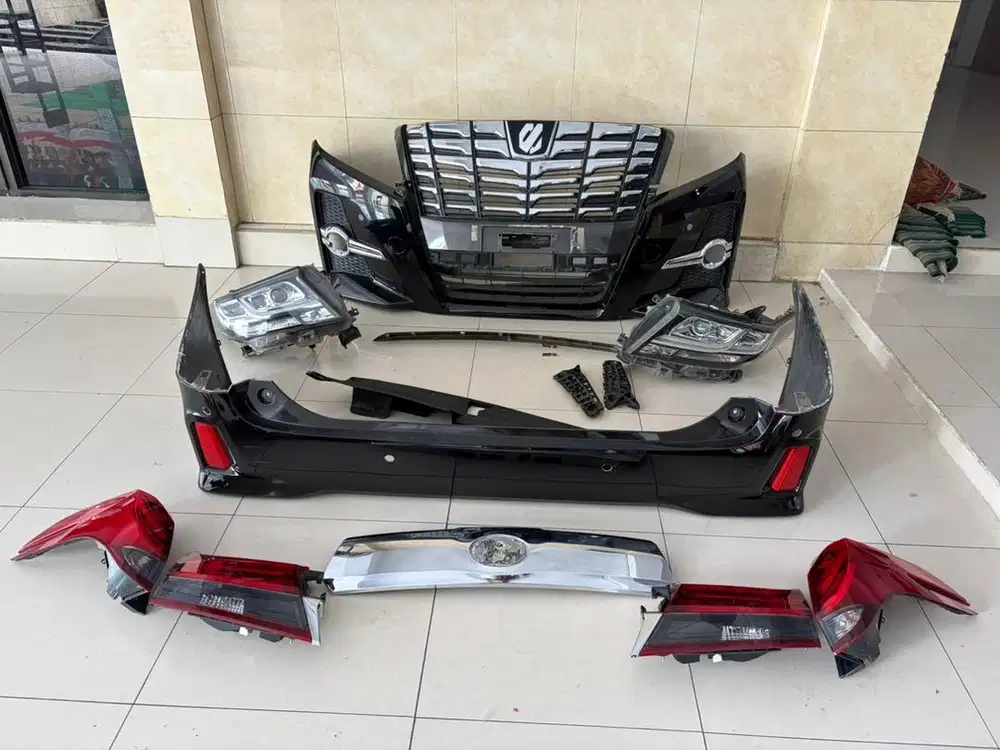 Part copotan alphard sc 2015 build up