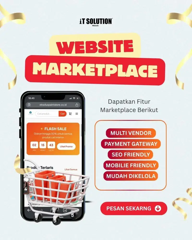 Pembuatan Website Marketplace Profesional dan Modern