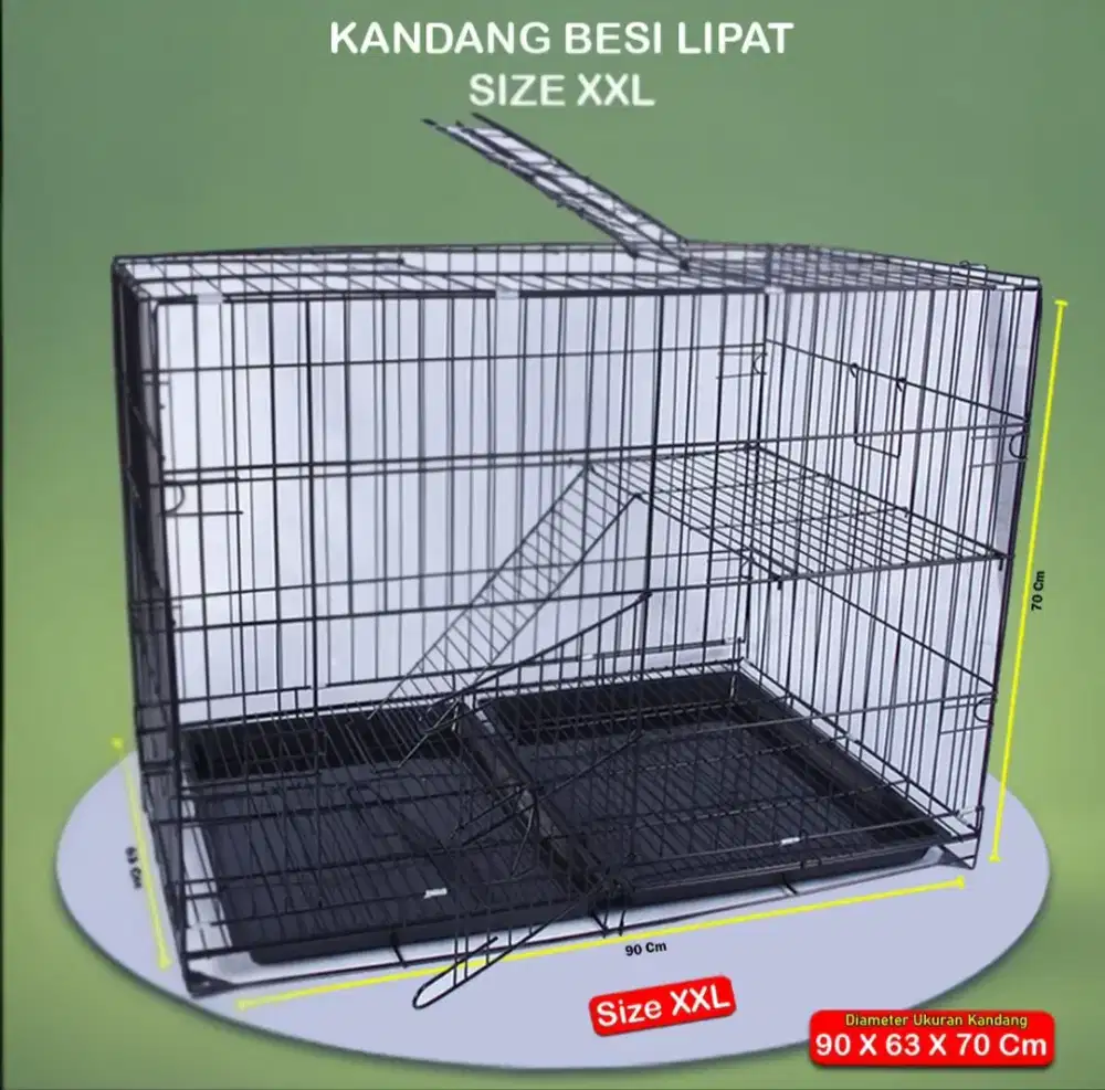 Dijual Kandang Besi Lipat XXL