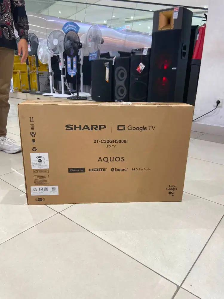 Sharp 32 Google TV 2T-C32GH3000I Baru Segel - Malang