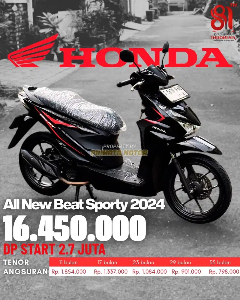 HONDA ALL NEW BEAT SPORTY 2024
