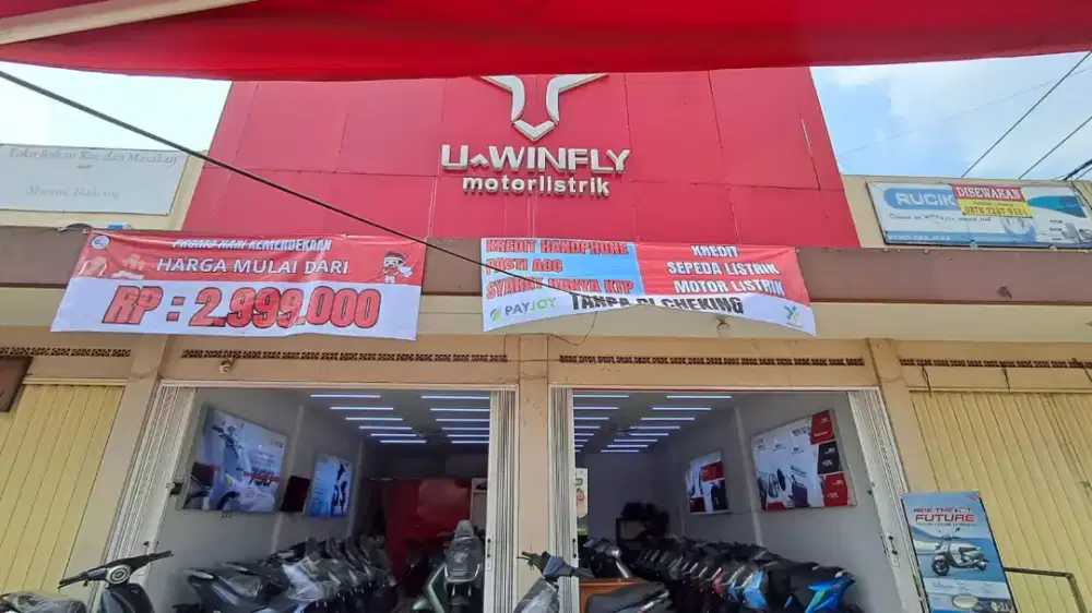 Sepeda listrik baru/fresh dari pabrik uwinfly Indonesia