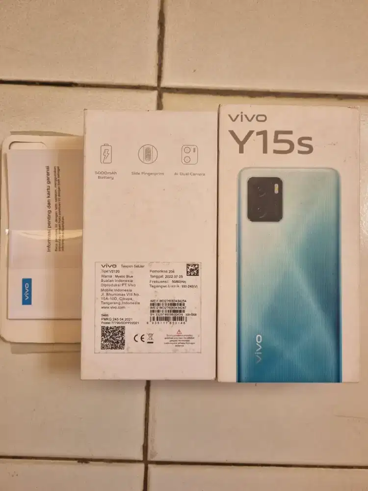 Dusbook vivo y15s ori resmi