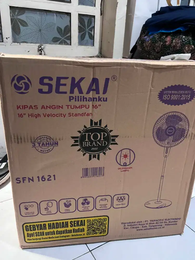 Kipas Angin SEKAI SFN-1621