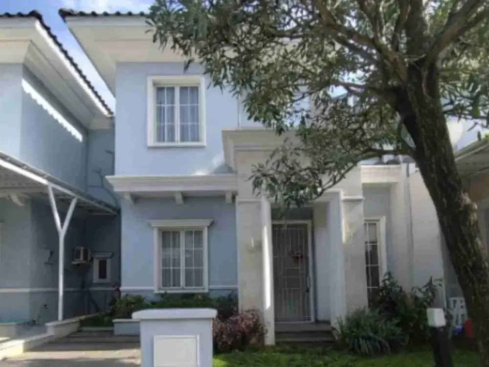 dijual rumah 2 lantai siap huni di suvarna sutera . cakep banget