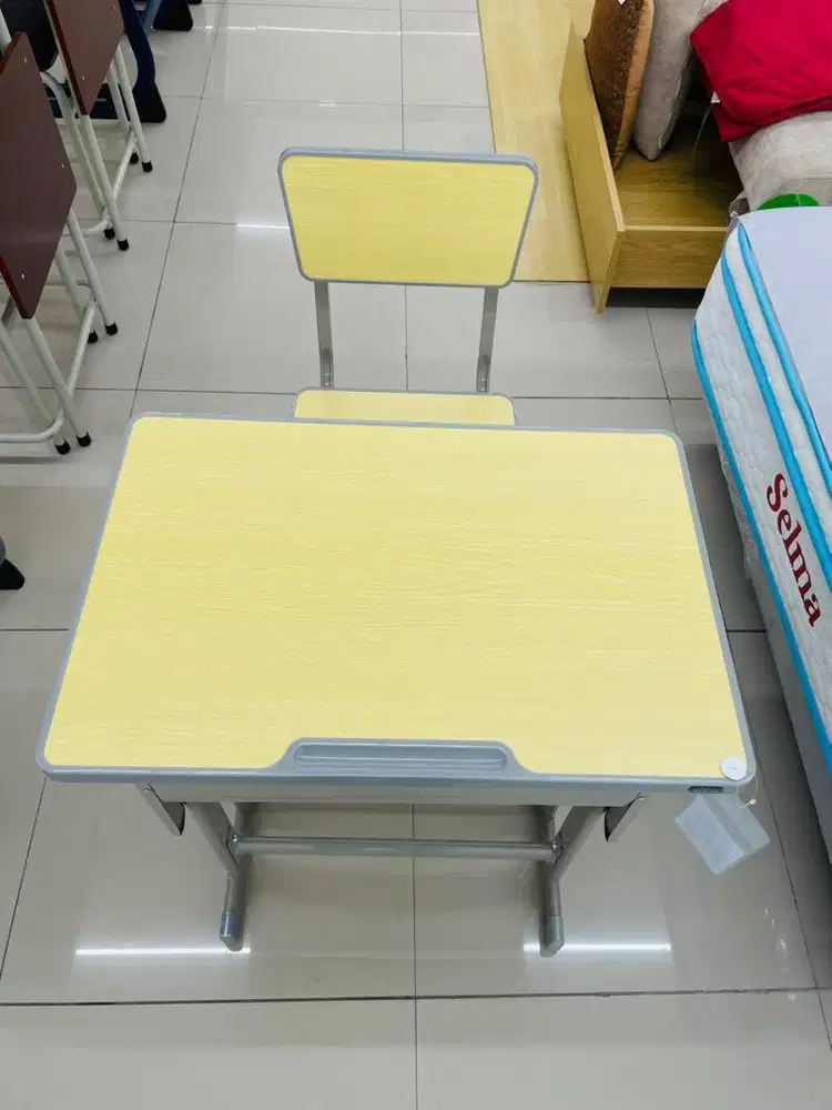 Meja Sekolah Set Jestar Grey